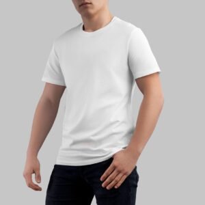 Men's Oversized 240 GSM White Tee